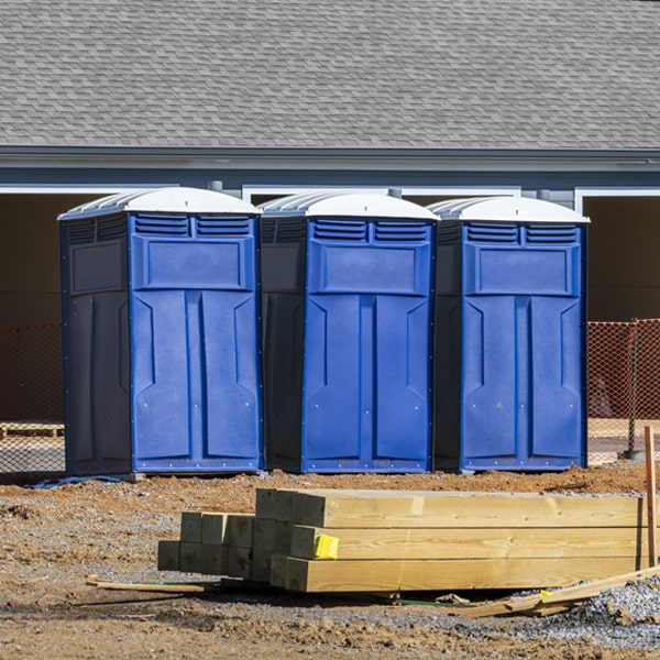 how do you ensure the portable restrooms are secure and safe from vandalism during an event in Northville South Dakota